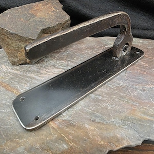 Mechanic's Bent Wrench Door Handle Pull Repurposed Tool