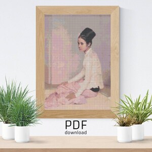 Saw Ohn Nyun by Gerald Kelly Cross Stitch Pattern PDF