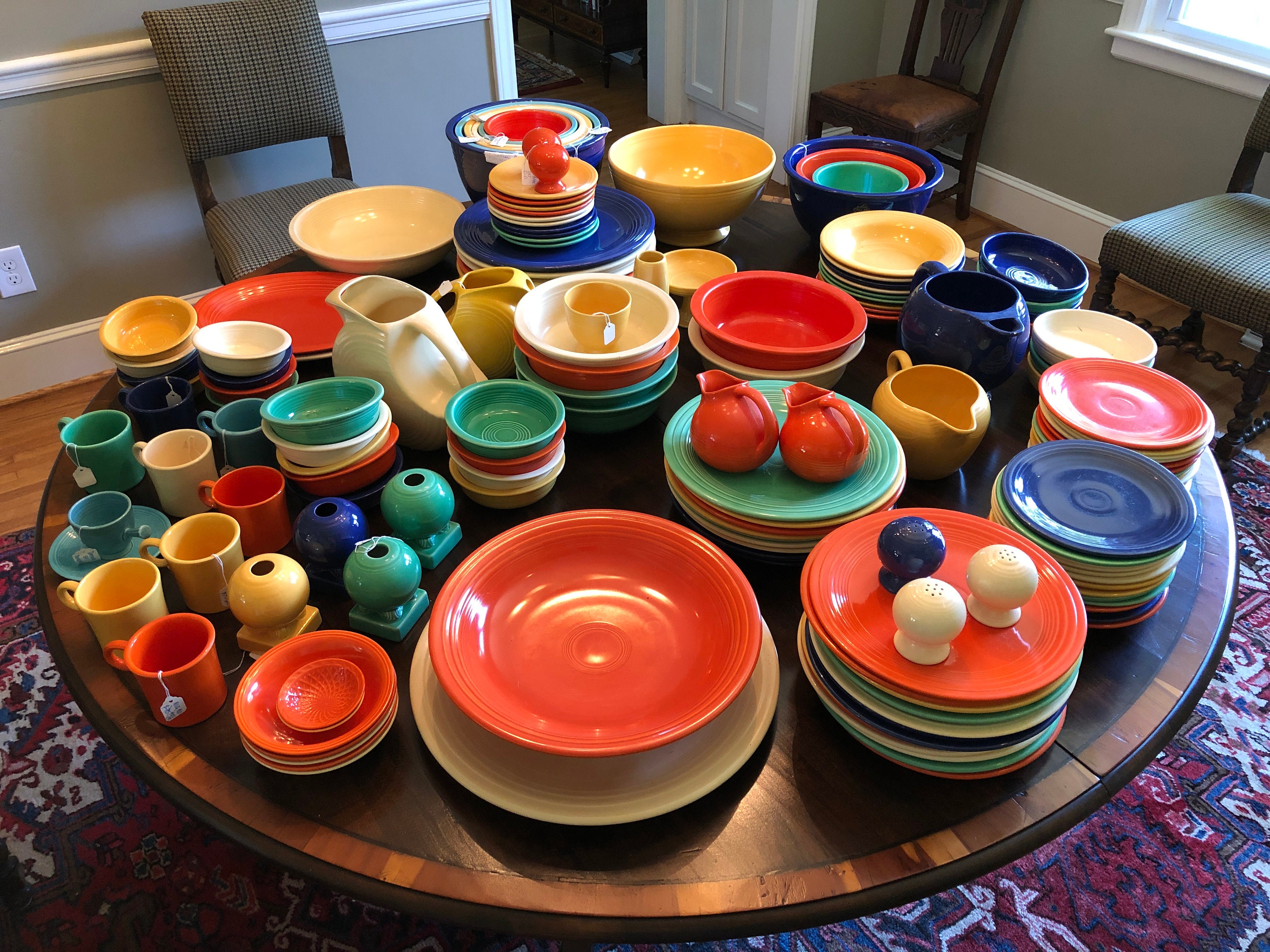 Vintage Fiesta/Fiestaware in Original Colors Ring Handle Mugs Etsy