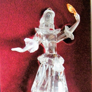 COLUMBINE Swarovski Crystal SWC 2001 Annual Edition  - 2nd Piece in SWC Masquerade Triology with Certificate - Retired
