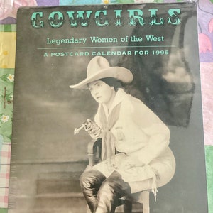COWGIRLS - Legendarne Kobiety Zachodu Kalendarz pocztówkowy 1995