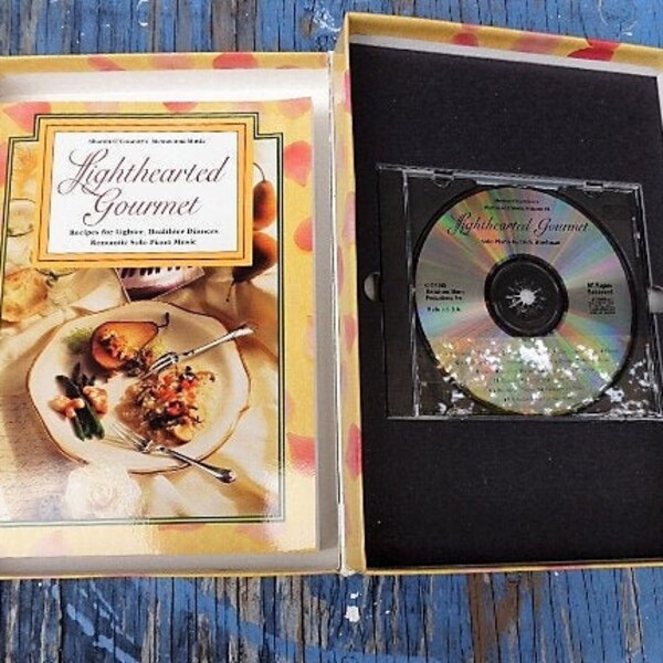 Light Hearted Gourmet - Menus and Music Together - Set of Book and CD  by Sharon O'Connor