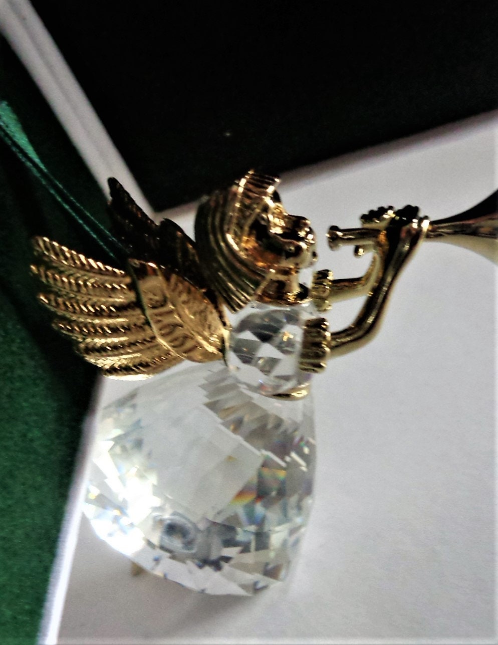 Swarovski Crystal 1997;Angel Christmas Memories Series Retired