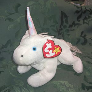 MYSTIC the White Unicorn TY Beanie Baby