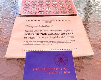 Shell Oil Company Presidential Hall of Fame 35 Collector's Coins
