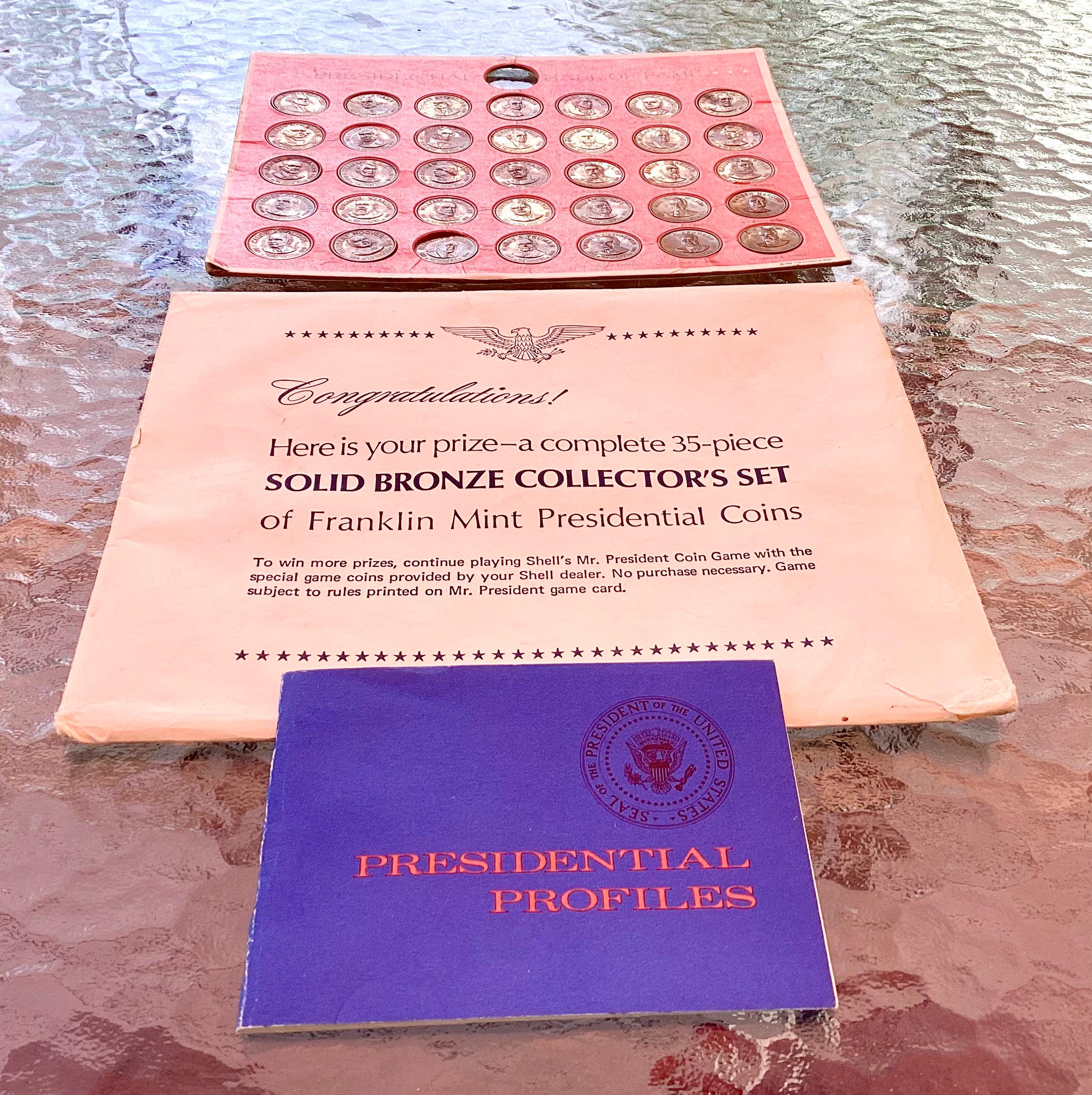 Shell Oil Company Presidential Hall of Fame 35 Collector's Coins