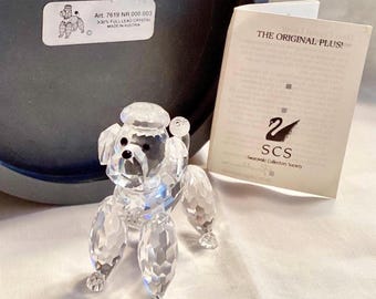Swarovsky Sitting Poodle ART 7619 000 005 - Etsy