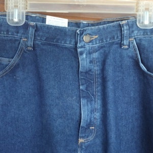 Vintage Wrangler Hero Stretch Blue Jeans 38x30 New