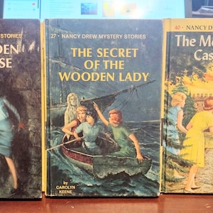 Three Vintage Nancy Drew Mystery Story Books by Carolyn Keene - Books #2, 27 and #40 - Vintage 1959 & 1960&#39;s