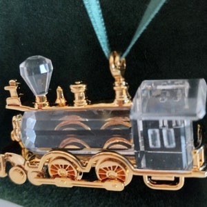Swarovski Crystal Memories Locomotive Hanging Ornament - Retired