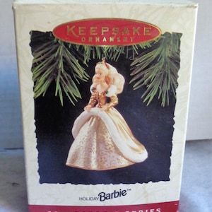 Hallmark Keepsake BARBIE Ornament - #2 in the Holiday Series - Dated 1994 - Collectible Barbie Doll Annual Ornaments