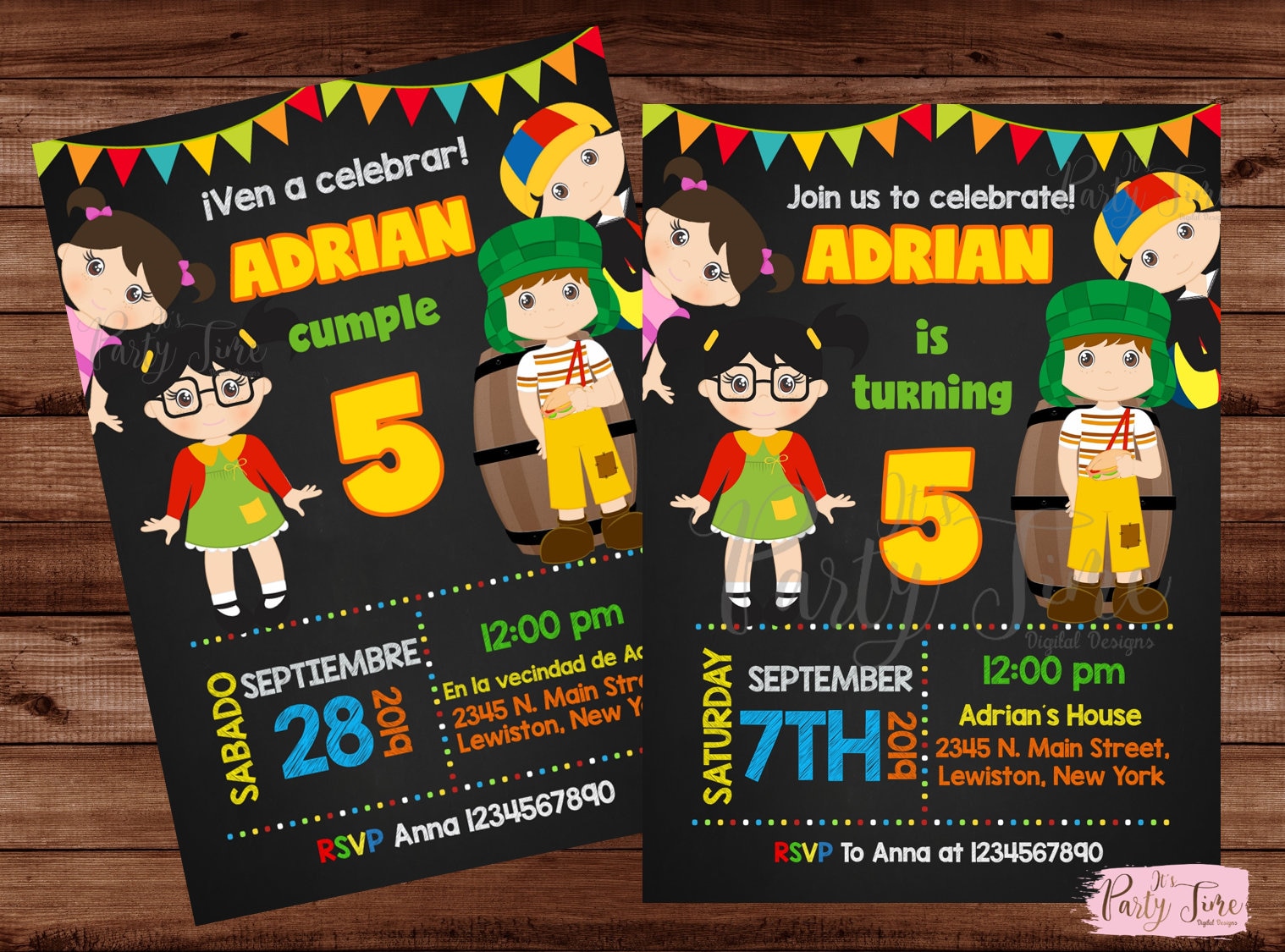 Invitación El Chavo del ocho Invitación Chavo del 8 La Etsy Invitación El Chavo del ocho Invitación Chavo del 8 La Etsy