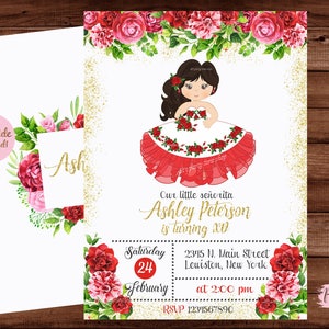 Mexican Invitation - Mexican Party Invitation - Fiesta Invitation - Fiesta Birthday Invitation - Invitación Fiesta Mexicana. DIGITAL FILE