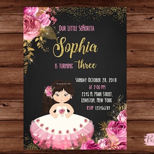 Mexican Invitation - Mexican Party Invitation - Fiesta Invitation - Fiesta Birthday Invitation - Invitación Fiesta Mexicana. DIGITAL FILE.