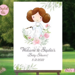 Star Wars Baby Shower Welcome Sign - Baby Shower Welcome Sign  - Welcome Sign - DIGITAL FILE