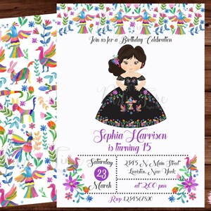 Mexican Invitation - Mexican Party Invitation - Fiesta Invitation - Fiesta Invite - Mexican Theme - Otomi Invitation. DIGITAL FILE