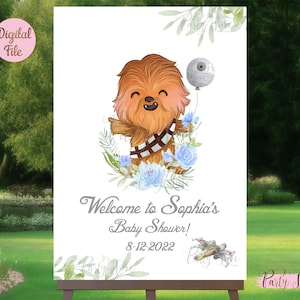 Star Wars Baby Shower Welcome Sign - Baby Shower Welcome Sign - Welcome Sign - ARCHIVO DIGITAL