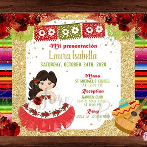 Mexican Invitation - Fiesta Invitation - Invitación Fiesta Mexicana - Mexican Party Invitation - Mexican Fiesta Birthday. DIGITAL FILE