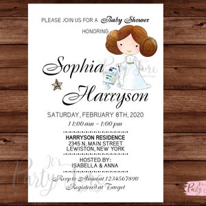 Star Wars Baby Shower Einladung - Galaxy Wars Baby Shower Einladung - Star Wars Baby Shower - Baby Shower Einladung - DIGITAL FILE