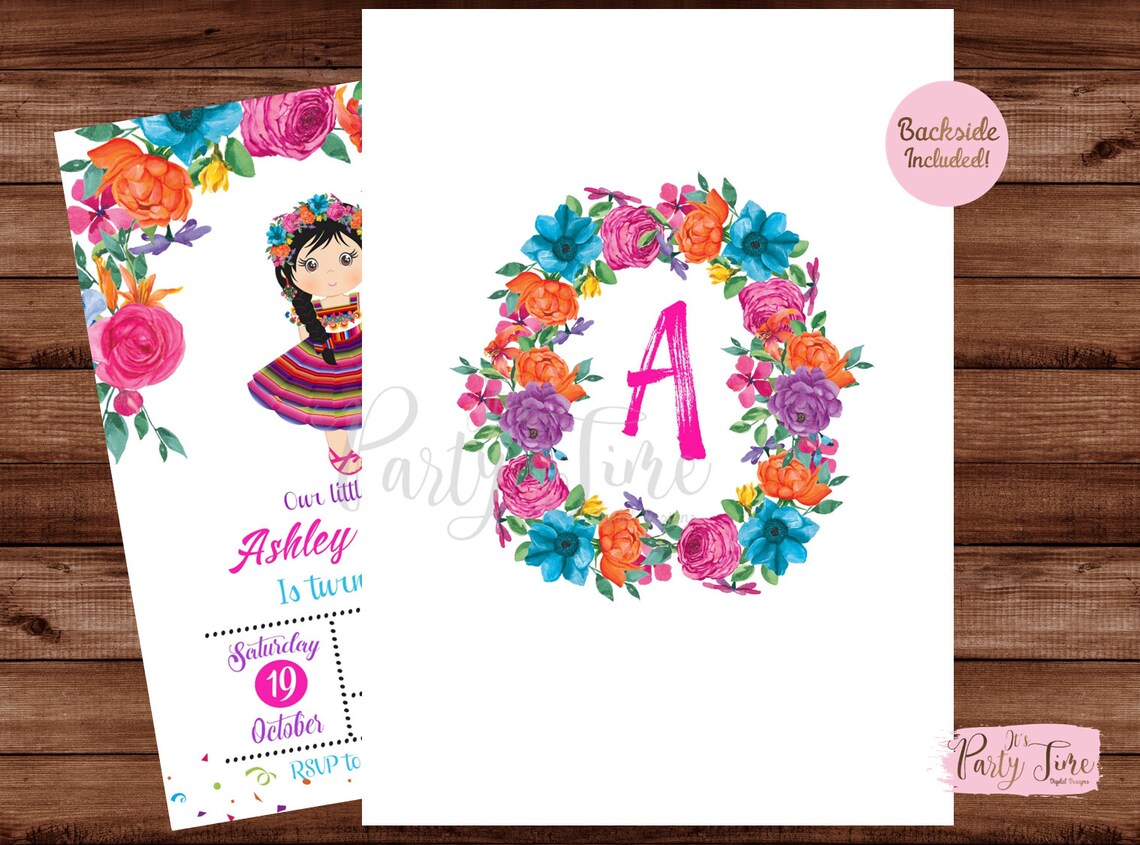 Mexican Invitation Mexican Party Invitation Fiesta | Etsy