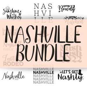 Nashville Bundle, Girls trip svg, Nashville Bachelorette, svg files, Nashville shirt, Nashville girls trip, girls trip shirt, Nashlorette