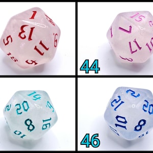 D20 Keychains with Optional Charm image 13