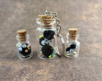 Soot Sprite Fairy Jar/Keychain