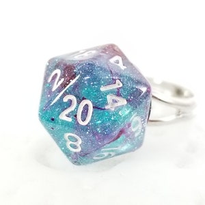 Miniature D20 Ring