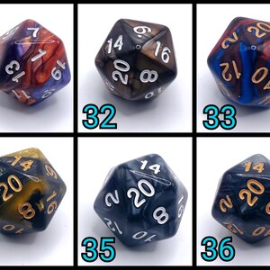 D20 Keychains with Optional Charm image 11