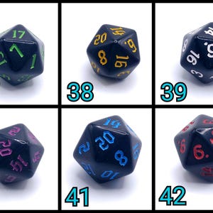 D20 Keychains with Optional Charm image 12
