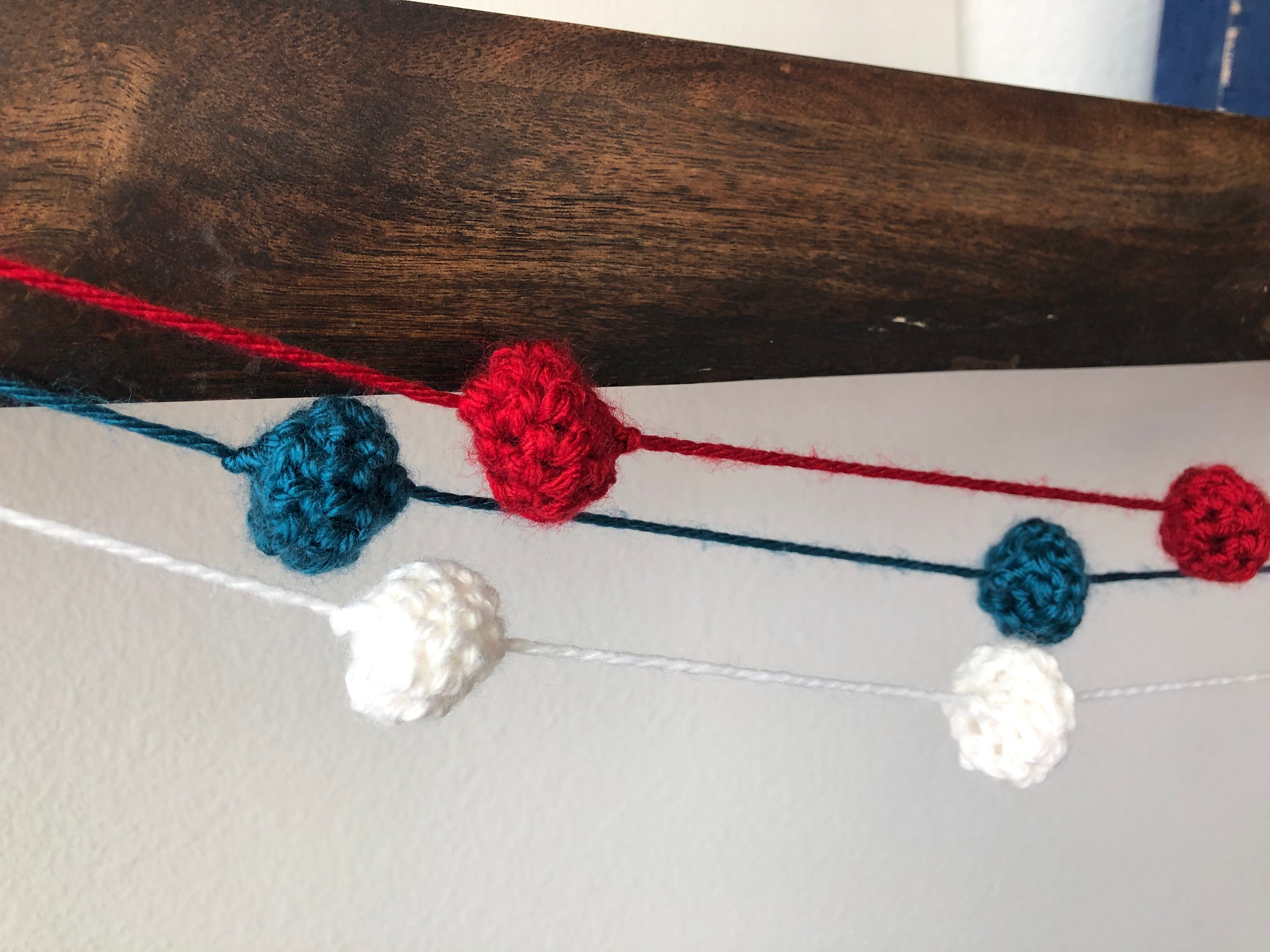 Crochet Ball Garland Etsy