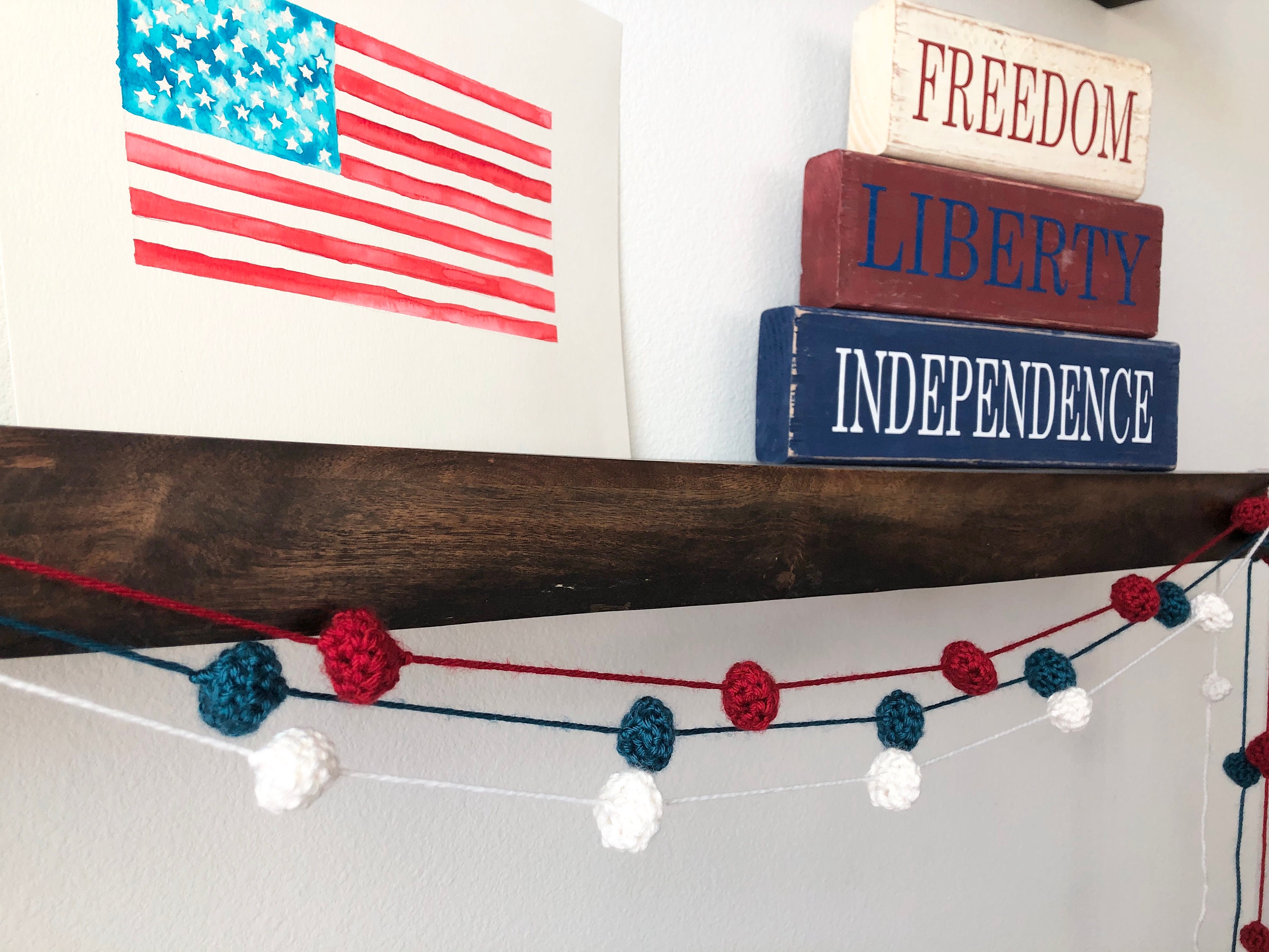 Crochet Ball Garland Etsy