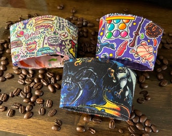 Funda reutilizable/reversible para café HP / Vasos calientes / Funda para tazas / Funda para tazas