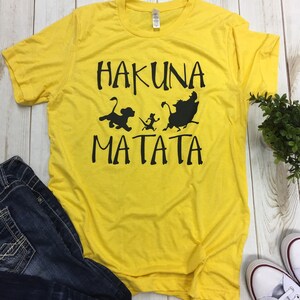 Disney shirts Hakuna Matata Lion King Animal Kingdom tee shirt t-shirt top family vacation