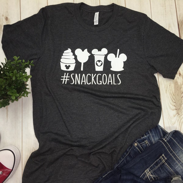 Disney #Snackgoals snack goals t-shirt tee shirt top family vacation