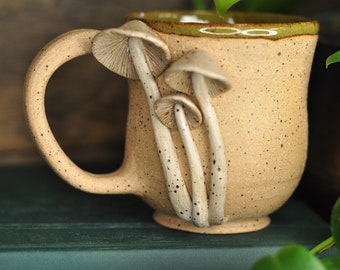 Olive Mushroom Mug