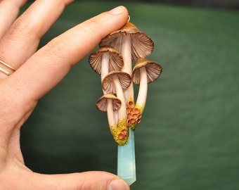 Mushroom Garden Pendant