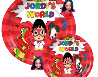 ryan's world plate