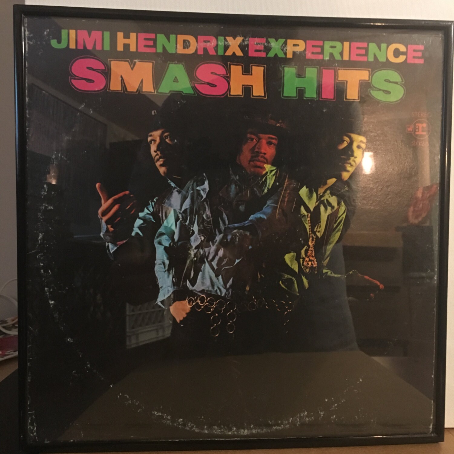Jimi Hendrix Smash Hits Vintage Vinyl Record Framed LP Album Etsy