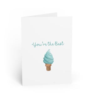 Vous êtes la meilleure carte de vœux - Parfaite pour un remerciement, un anniversaire, une appréciation, des notes manuscrites et une amitié