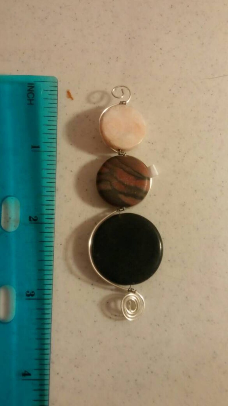 Wirewrapped Jasper Pendant Chakra Gemstone Etsy Canada