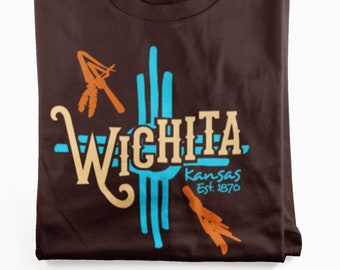 Wichita Arrow 150th Anniversary T-Shirt Chocolate