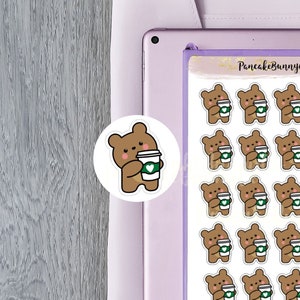 Kaffeebär Sticker