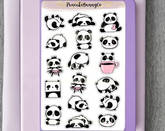 Panda planner stickers