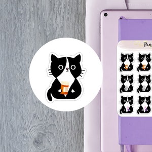 Medicine Vitamin Cat stickers