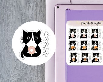 Dessert Review Cat sticker