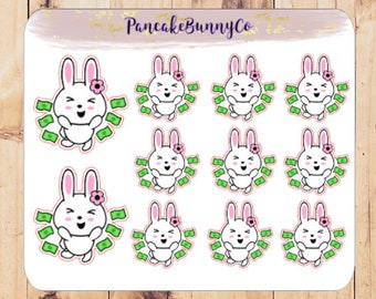 Bunny payday planner stickers