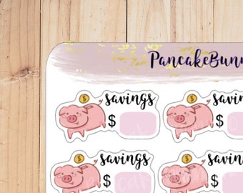 Savings stickers