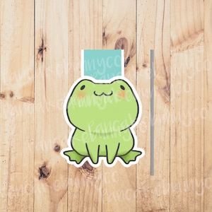 Frog magnetic bookmark