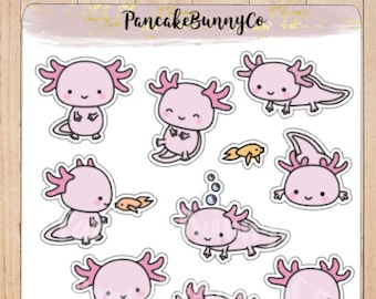 Axolotl stickers